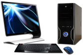 WIKISANTIA  Station de travail Scorpio avec carte graphique très puissante - Boîtier compact et silencieux