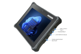 WIKISANTIA Tablette Durabook R8 STD Tablette tactile étanche eau et poussière IP66 - Incassable - MIL-STD 810H - MIL-STD-461G - Durabook R8