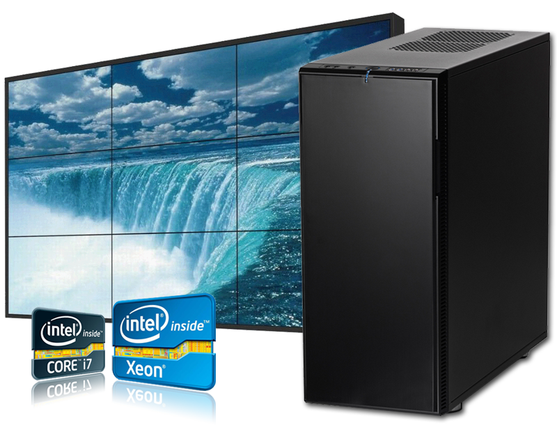 Jumbo 490 - PC fixe, PC industriel, ordinateur compatible Ubuntu, Debian, Fedora, Mint, Windows - Boîtier Fractal Define XL R2 Black Pearl - WIKISANTIA