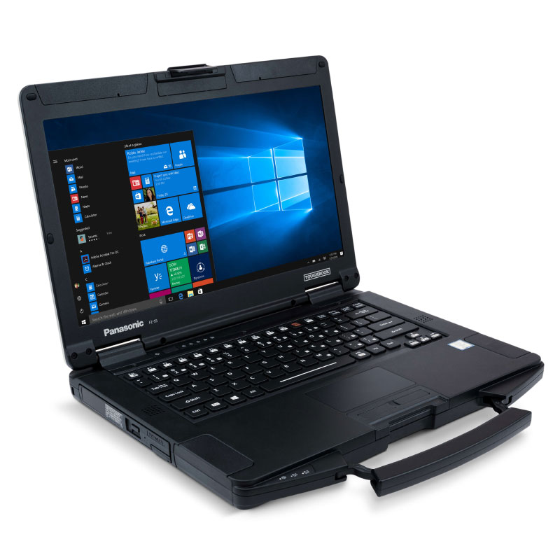 WIKISANTIA Toughbook FZ55-MK1 FHD PC portable durci IP53 Toughbook 55 (FZ55) 14.0" - Vue avant gauche