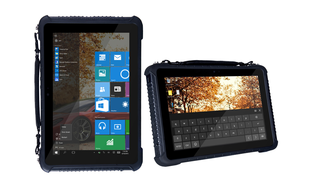 Tablette KX-10H - Tablette incassable, antichoc, étanche, écran tactile, très grande autonomie, durcie, militarisée IP65  - KX-10H - WIKISANTIA