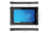 WIKISANTIA Tablette KX-8D Tablette incassable, antichoc, étanche, écran tactile, très grande autonomie, durcie, militarisée IP65  - KX-8J