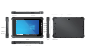 WIKISANTIA Tablet KX-8D Tablette incassable, antichoc, étanche, écran tactile, très grande autonomie, durcie, militarisée IP65  - KX-8J