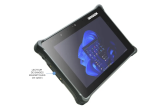 WIKISANTIA Durabook R8 STD Tablette tactile étanche eau et poussière IP66 - Incassable - MIL-STD 810H - MIL-STD-461G - Durabook R8